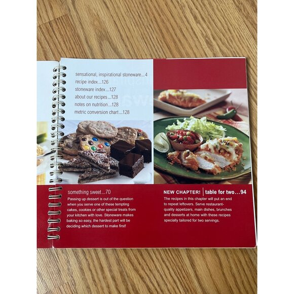 The Pampered‎ Chef Stoneware Inspirations Recipe Book - Picture 3 of 6